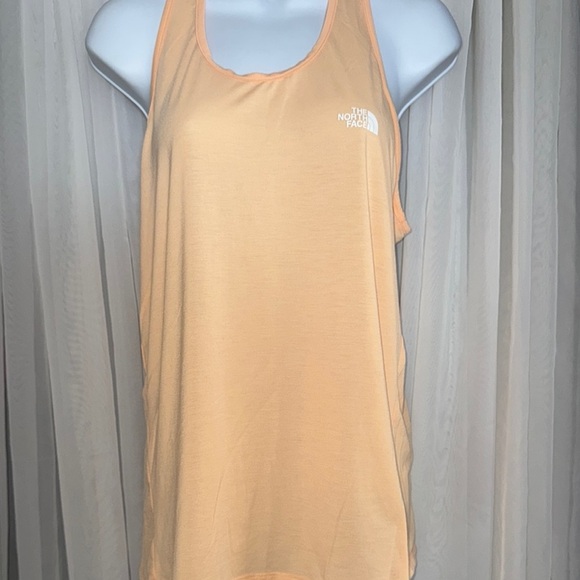 The North Face Orange Sleeveless Relaxed Tank Top - Picture 1 of 9